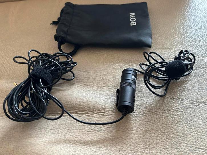 Boya BY-M1 Lavalier Microfoon, Muziek en Instrumenten, Microfoons, Zo goed als nieuw, Studiomicrofoon, Ophalen of Verzenden