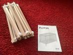 IKEA Flitig Kinderbedje licht hout/ doek is blauw, Kinderen en Baby's, Babywiegjes en Ledikanten, Ophalen, Zo goed als nieuw, Ledikant