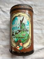 Antieke koektrommel Zaandam huisjes, Ophalen of Verzenden