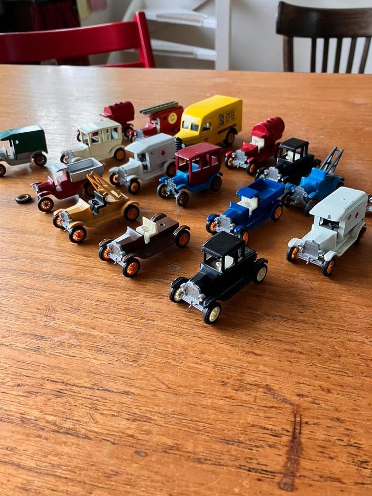 Lot 17 oude auto’s EFSI Best Box, Antiek en Kunst, Antiek | Speelgoed, Ophalen of Verzenden