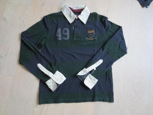 Gant polo;groen / blauw/ beige kraag; maat M, Kleding | Heren, Polo's, Zo goed als nieuw, Maat 48/50 (M), Overige kleuren, Ophalen of Verzenden