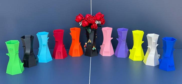 Mooie 3Dgeprinte vaas geschikt voor de Botanical Collection, Huis en Inrichting, Woonaccessoires | Vazen, Nieuw, Minder dan 50 cm