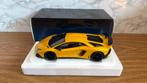 AUTOart 74558 Lamborghini Aventador SV LP750 Geel 1:18 1/18, Ophalen of Verzenden, Zo goed als nieuw, Auto, Autoart