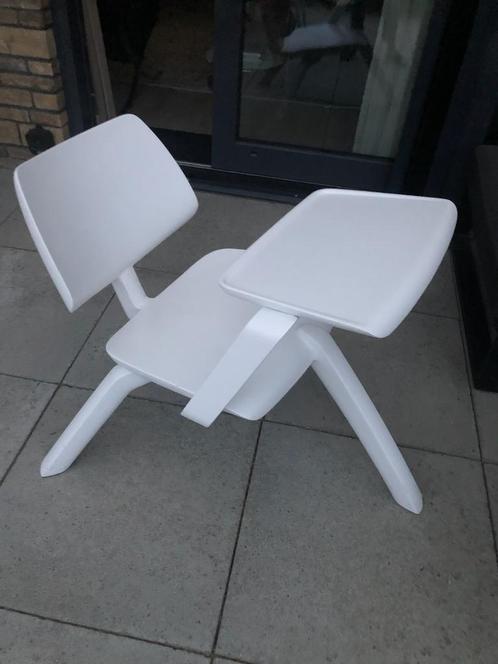 Gispen clean room stoel, Huis en Inrichting, Stoelen, Zo goed als nieuw, Eén, Metaal, Wit, Ophalen
