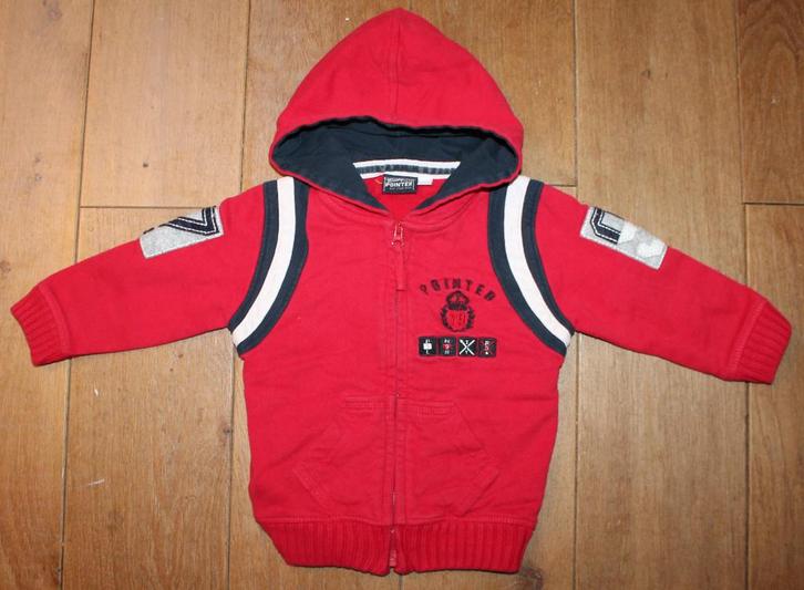 Sweatvest van Pointer 80, Kinderen en Baby's, Babykleding | Maat 80, Gebruikt, Jongetje, Truitje of Vestje, Ophalen of Verzenden
