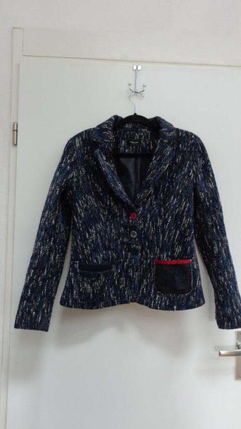 Jasje (winter) Geisha Denim blauw zwart, maat M, Kleding | Dames, Jasjes, Kostuums en Pakken, Zo goed als nieuw, Jasje, Maat 38/40 (M)