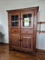 Houten servieskast, Huis en Inrichting, Kasten | Buffetkasten, Ophalen, Gebruikt, 25 tot 50 cm