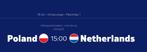 Polen - Nederland UEFA EURO 2024, Tickets en Kaartjes, Juni, Nederlands elftal, Losse kaart, Drie personen of meer