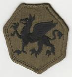 Embleem US Army - 108th Airborne Division (GVT, Gevechtstenu, Ophalen of Verzenden, Landmacht, Amerika, Embleem of Badge