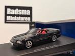 Mercedes-Benz 500SL - R129 - Zwart - 1:43 AUTOart, Hobby en Vrije tijd, Modelauto's | 1:43, Auto, Ophalen of Verzenden, Zo goed als nieuw