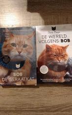2 leuke en gezellige boeken over Bob de straatkat., Ophalen of Verzenden, Zo goed als nieuw