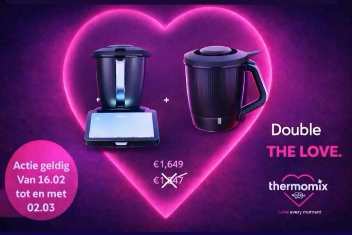 Thermomix tm7 plus extra beker, Witgoed en Apparatuur, Keukenmixers, Nieuw, 2 tot 3 liter, 3 snelheden of meer, Ophalen of Verzenden