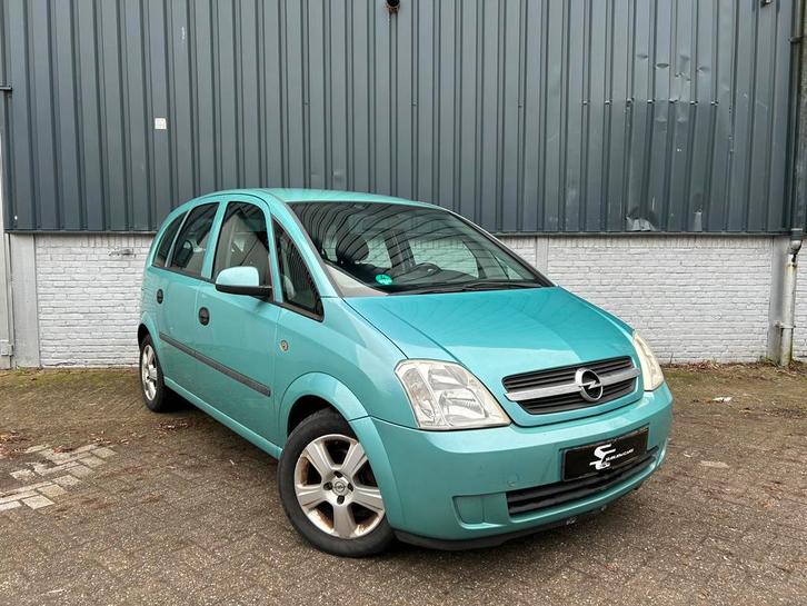 Opel Meriva 1.6 8V 2004 Groen, Auto's, Opel, Bedrijf, Meriva, Cruise Control, Elektrische ramen, Lichtmetalen velgen, Radio, Benzine