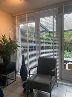 Houten jaloezieën - Shutters - 4 stuks - Als nieuw, Ophalen, 200 cm of meer, 150 tot 200 cm, Grijs