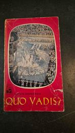 Oud Boek - Quo Vadis? - Henryk Sienkiewicz, Ophalen of Verzenden, Gelezen, Henryk Sienkiewicz, Nederland