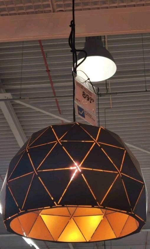 Design hanglamp 'Niels'– nieuwstaat, Huis en Inrichting, Lampen | Hanglampen, Nieuw, 75 cm of meer, Metaal, Ophalen