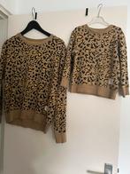 Twinning/ Mini me panter truien S & 98/104, Kleding | Dames, H&M, Ophalen of Verzenden, Bruin, Zo goed als nieuw