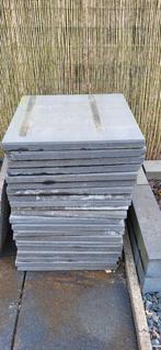 Grijze betontegels 60x60x4, Overige materialen, Ophalen of Verzenden, Zo goed als nieuw, Vloertegels
