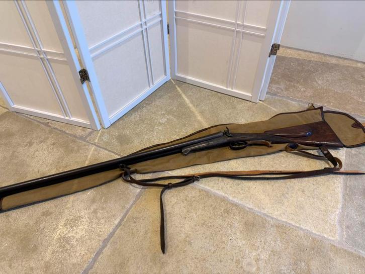 Zwartkruit H.Götz side-side, Antiek en Kunst, Antiek | Overige Antiek, Ophalen