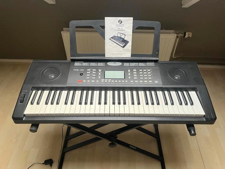 Fazley FKB-120 Keyboard + Standaard - Zo Goed Als Nieuw, Muziek en Instrumenten, Keyboards, Zo goed als nieuw, 61 toetsen, Overige merken