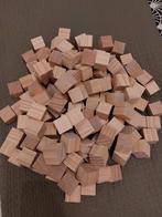 130 stuks houten blokje 3x3cm, Hobby en Vrije tijd, Nieuw, Ophalen of Verzenden, Materiaal