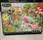 Falcon puzzel "the water garden" 1000 stukjes, Ophalen of Verzenden, 500 t/m 1500 stukjes, Zo goed als nieuw, Legpuzzel