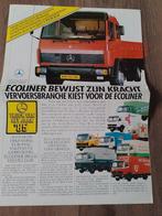 Mercedes Ecoliner 1985, Truck van het jaar, Ophalen of Verzenden, Nieuw, Mercedes