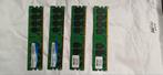 ram geheugen ddr2, pc2 6400, 1gb, 800mhz. 4 stuks, Computers en Software, RAM geheugen, Ophalen of Verzenden, DDR2, Desktop, Gebruikt