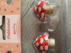 Efteling Paddenstoelen Kerstboomhangers - Nieuw!, Ophalen of Verzenden, Nieuw, Beeldje of Poppetje