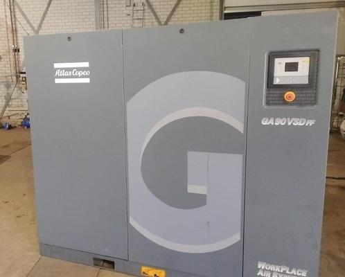 Atlas Copco GA90VSD FF Compressor, Doe-het-zelf en Verbouw, Compressors, Zo goed als nieuw, 10 bar of meer, 100 liter of meer