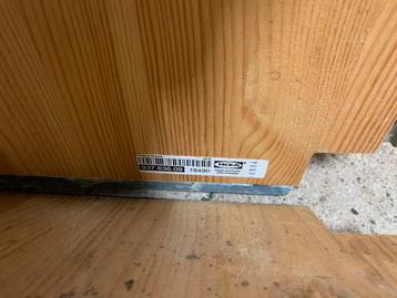 Vijf Ikea Ivar hoekplanken + hoekpaal voor stellingkast - afbeelding 2