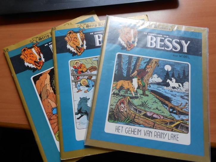 strip klassiek 15,16 en 18 Bessy Studio Vandersteen, Boeken, Stripboeken, Gelezen, Meerdere stripboeken, Ophalen of Verzenden