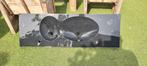 Luxe dubbele wasbak - 140 cm - natuursteen look, Gebruikt, 100 tot 150 cm, Ophalen of Verzenden, Minder dan 100 cm