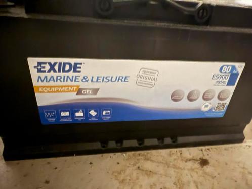 Excide accu batt 2 X ES 900 equipment gel 900wh, Caravans en Kamperen, Camper-accessoires, Zo goed als nieuw, Ophalen of Verzenden