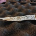 Gemodificeerde Opinel met Aqua Forte Gravure, Ophalen, Gebruikt, Hout, Overige typen