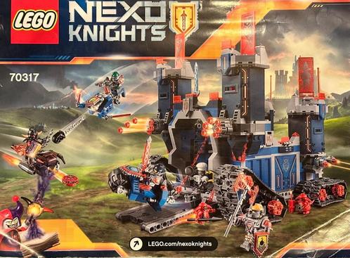 Lego Nexo Knights De Fortrex 70317 + 5-xtra Nexo K.pakketten, Kinderen en Baby's, Speelgoed | Duplo en Lego, Gebruikt, Lego, Complete set