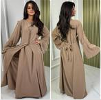 Set jurk one size gouden naad details abaya nieuw, Kleding | Dames, Ophalen of Verzenden, Nieuw