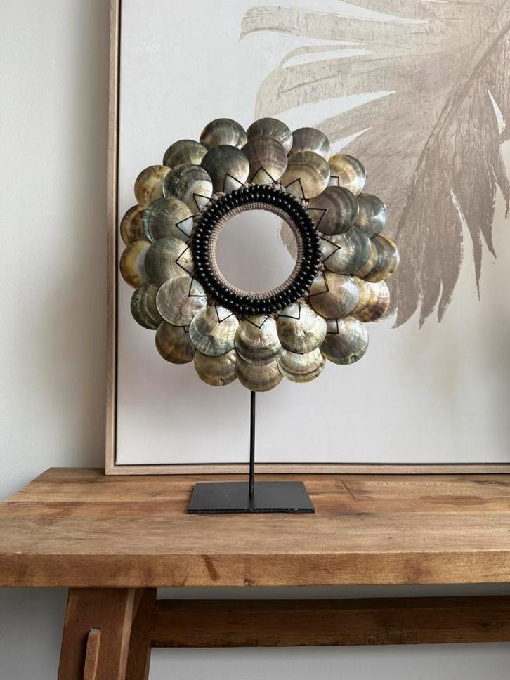 Schelpenketting Parelmoer Tropez Capiz, Huis en Inrichting, Woonaccessoires | Overige, Nieuw, Ophalen of Verzenden