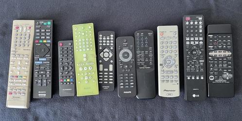 Afstandsbedieningen diverse merken, Audio, Tv en Foto, Afstandsbedieningen, Gebruikt, Origineel, Dvd, Mediaspeler, Receiver of Versterker