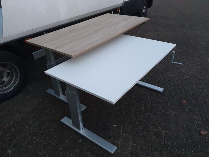 20x slinger bureau 98cm hoog. Div maten en kleuren mogelijk, Huis en Inrichting, Bureaus, Zo goed als nieuw, Bureau, In hoogte verstelbaar