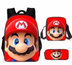 Super Mario rugtas, etui en schoudertas - 3-delig set -Nieuw, Sieraden, Tassen en Uiterlijk, Tassen | Schooltassen, Nieuw, Ophalen of Verzenden