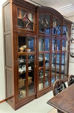 grote mahonie winkel vitrinekast, ca. 1900, Antiek en Kunst, Ophalen