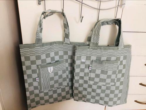 Tas theedoek, Sieraden, Tassen en Uiterlijk, Tassen | Damestassen, Nieuw, Groen, Ophalen of Verzenden