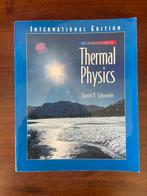 An Introduction to Thermal Physics Schroeder, Boeken, Ophalen of Verzenden, Beta, Zo goed als nieuw, WO