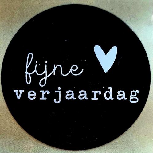 Sluitstickers fijne verjaardag stickers hartje wensetiketten, Hobby en Vrije tijd, Stickers en Plaatjes, Nieuw, Meerdere stickers