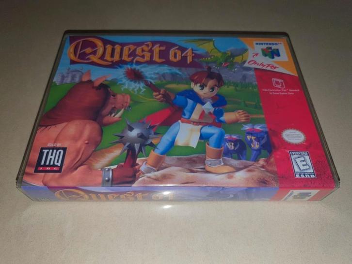 Quest 64 N64 Game Case, Spelcomputers en Games, Games | Nintendo 64, Zo goed als nieuw, Verzenden