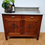 Vintage Antiek dressoir commode ladekast met marmer blad 503, Huis en Inrichting, Kasten | Ladekasten, Valkenswaard, Gebruikt
