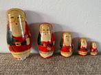 Matroesjka Poppen Kerstman Set hout kerst poppetjes, Antiek en Kunst, Ophalen of Verzenden