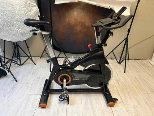 FLOW FITNESS STELVIO RACER M SPEEDBIKE, Sport en Fitness, Fitnessapparatuur, Zo goed als nieuw, Spinningfiets, Metaal, Ophalen