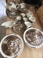 Johnson Brothers Watermill servies bruin, Antiek en Kunst, Antiek | Servies compleet, Ophalen